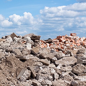 Baustellenabfälle [gemischt] - Was darf hinein: Beton