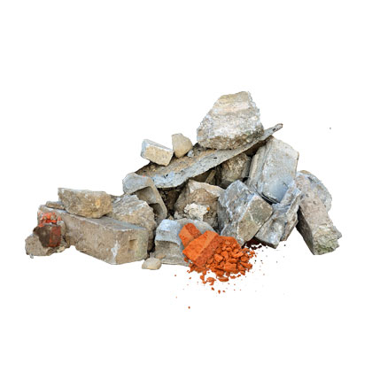 Bauschutt sind mineralische Abfälle, wie z.B. Beton, (Dach)-Ziegel, Mauerwerk oder Putz, die auf Baustellen anfallen.