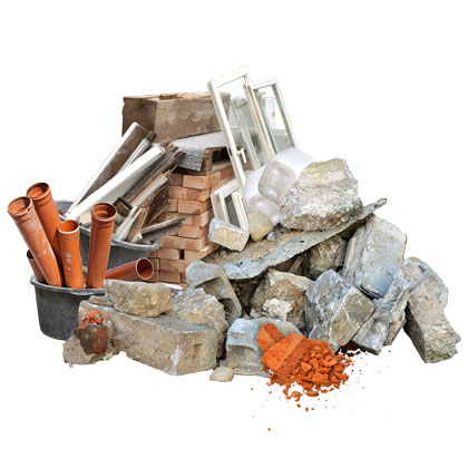 Gemischte Baustellenabfälle sind Gemische aus festen mineralischen (wie Beton oder Ziegel) und nicht mineralischen Stoffen (wie Holz oder Gipskartonplatten).